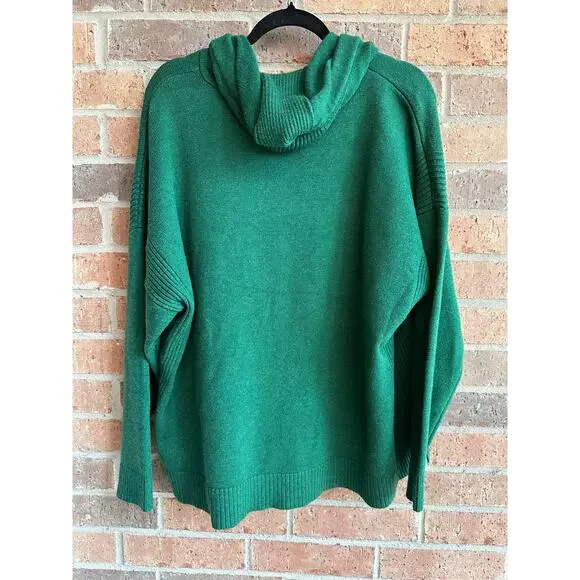 Crown & Ivy Hunt Green Pull over Thick Sweater XXL - Picture 2 of 7